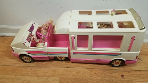 barbie golden dream motorhome